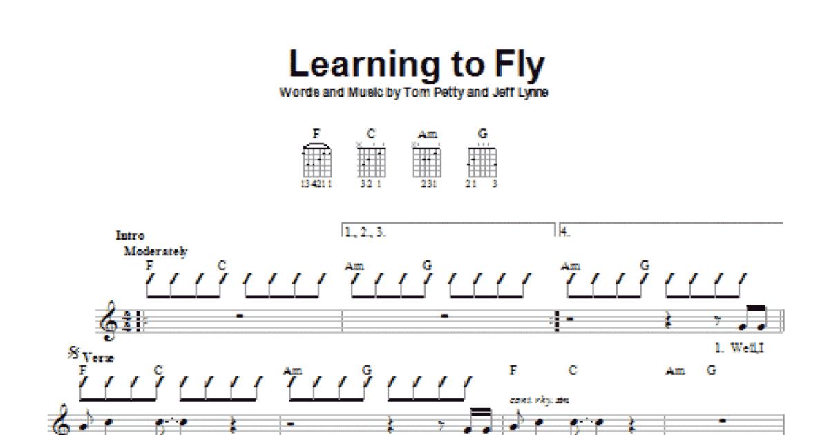 Learning To Fly Sheet Music  Tom Petty And The Heartbreakers