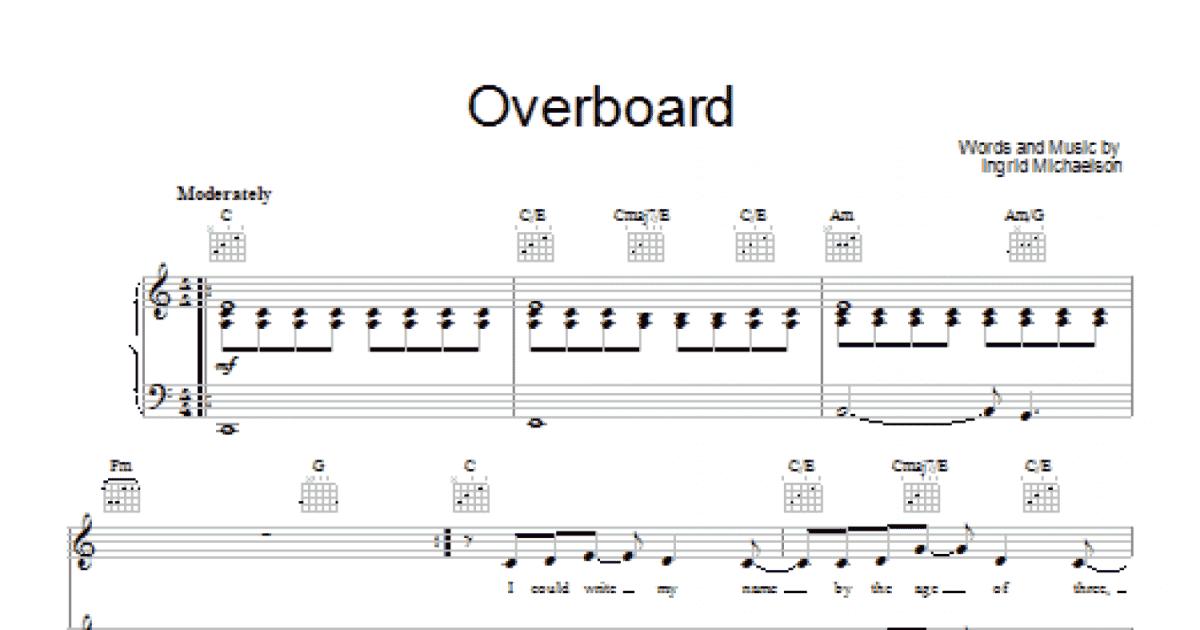 overboard guitar chords