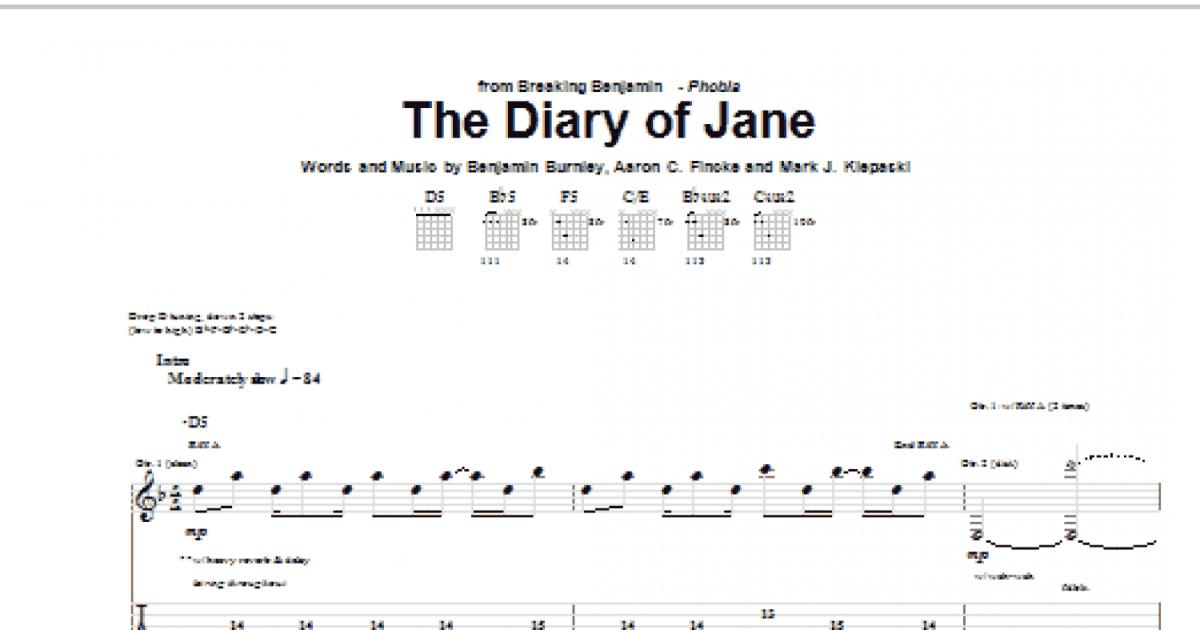 diary of jane guitar pro tab download