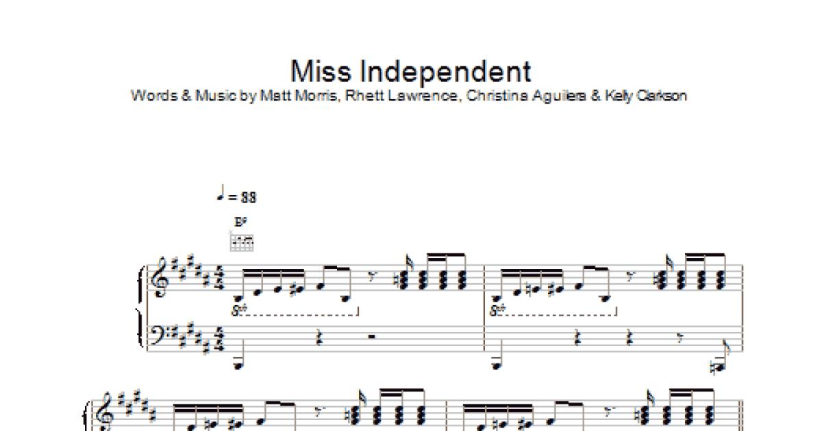 miss independent guitar chords