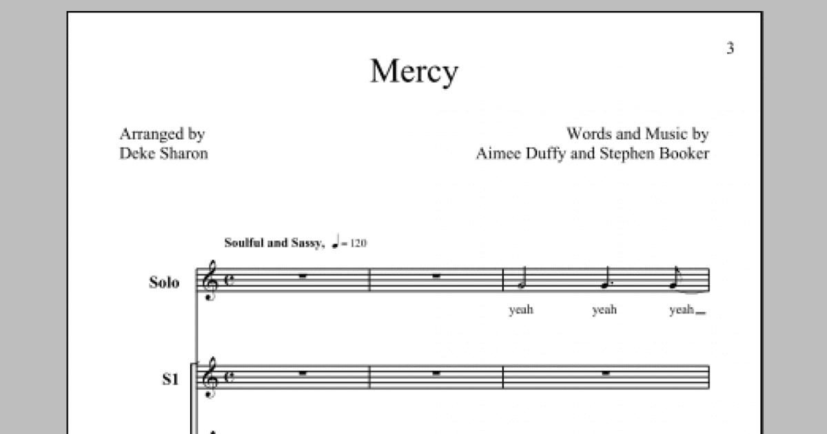 Mercy (SATB Choir) - Print Sheet Music Now