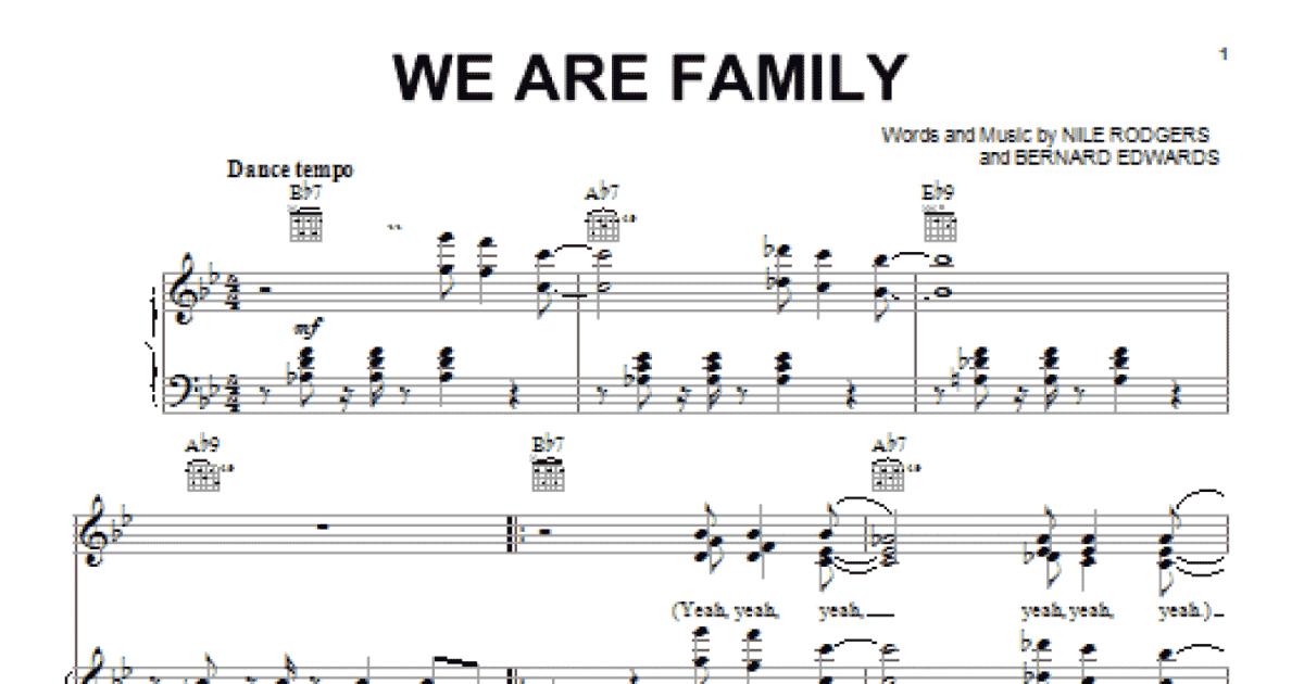 We Are Family: Marching Band Conductor Score: Sister Sledge