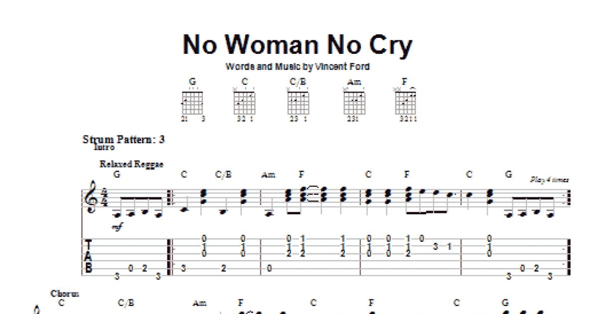 No Woman, No Cry Tab by Bob Marley (Guitar Pro) - Guitar & Vocals