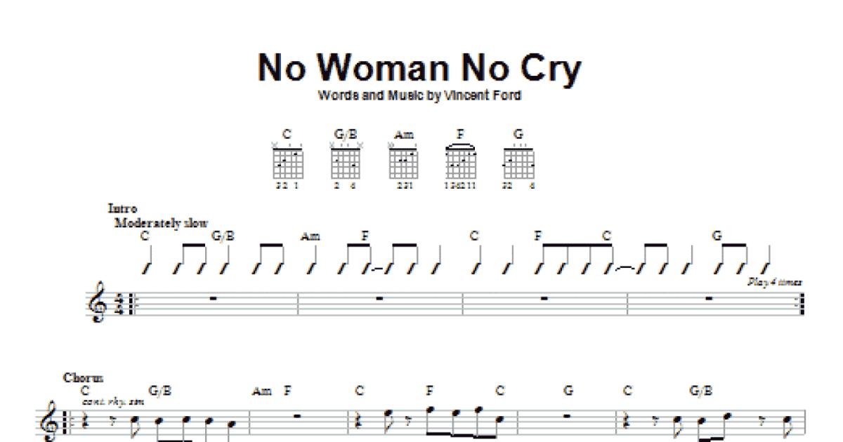 No Woman, No Cry Tab by Bob Marley (Guitar Pro) - Guitar & Vocals