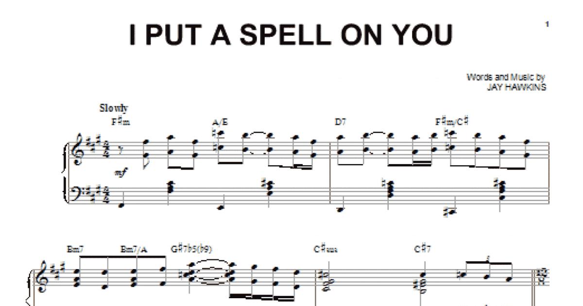 I put a spell on you - Nina Simone Sheet music for Piano (Solo)