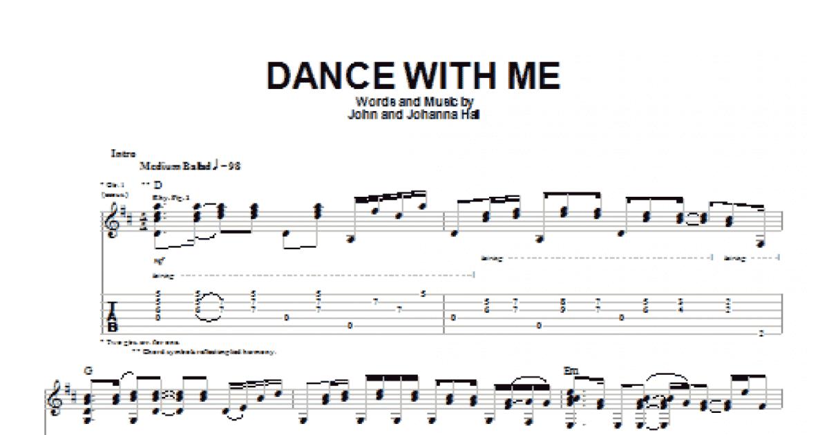 Dance With Me - Guitar Tab Play-Along