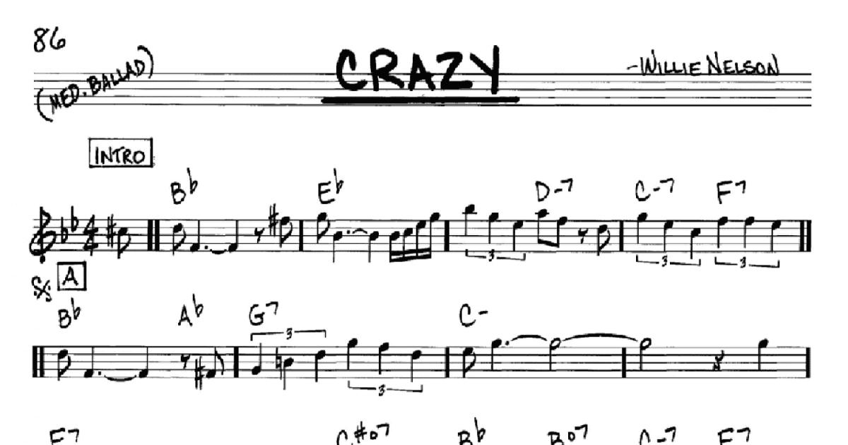 Love Song Lyrics for:Crazy-Patsy Cline with chords.