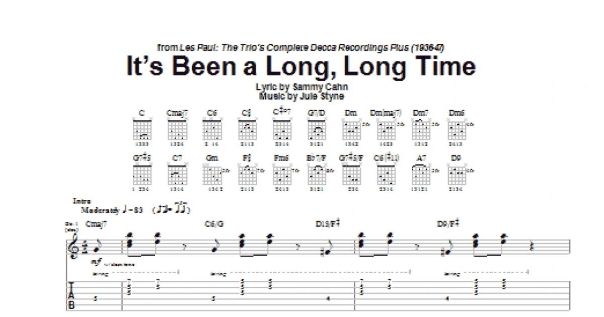 It's Been A Long, Long Time by Jule Styne - Ukulele - Guitar Instructor
