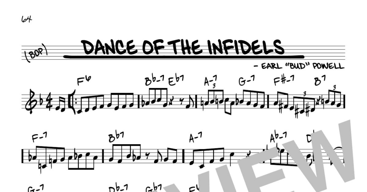 Dance Of The Infidels Chord Chart!