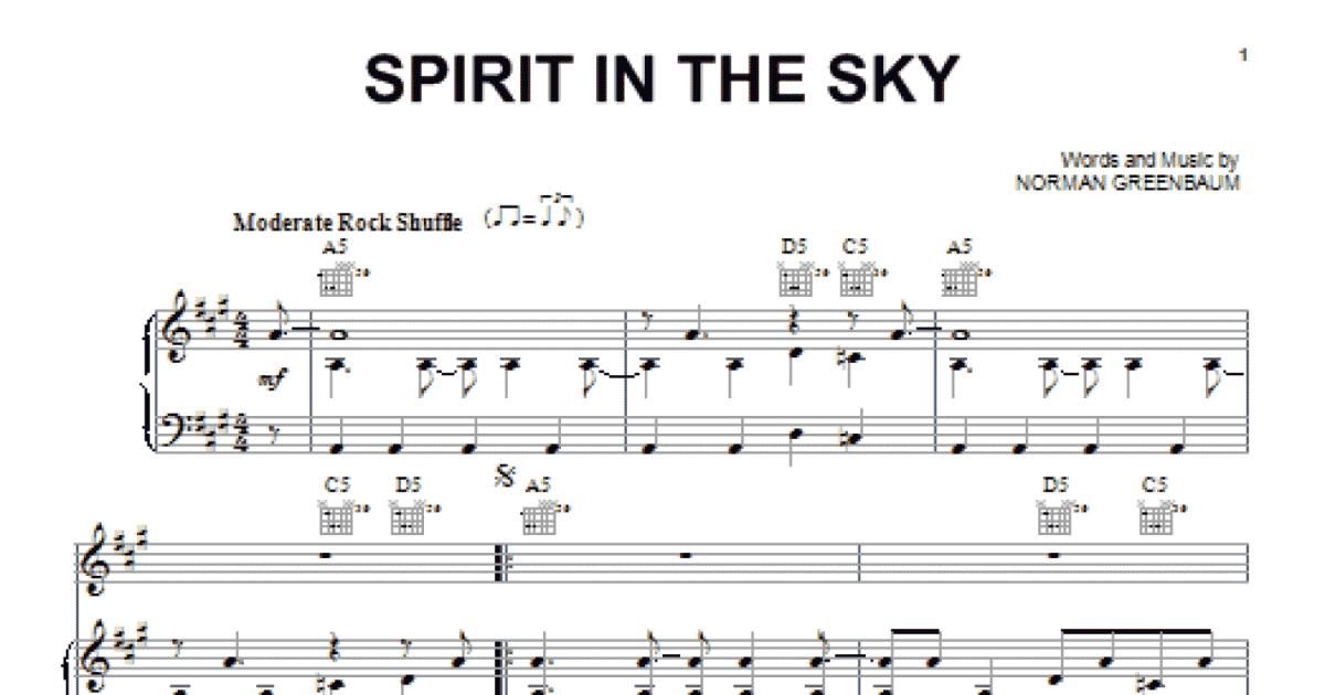 spirit in the sky guitar chords