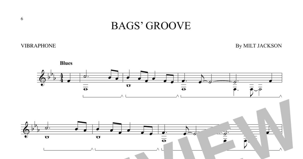 Bags' Groove - Piano - Digital Sheet Music
