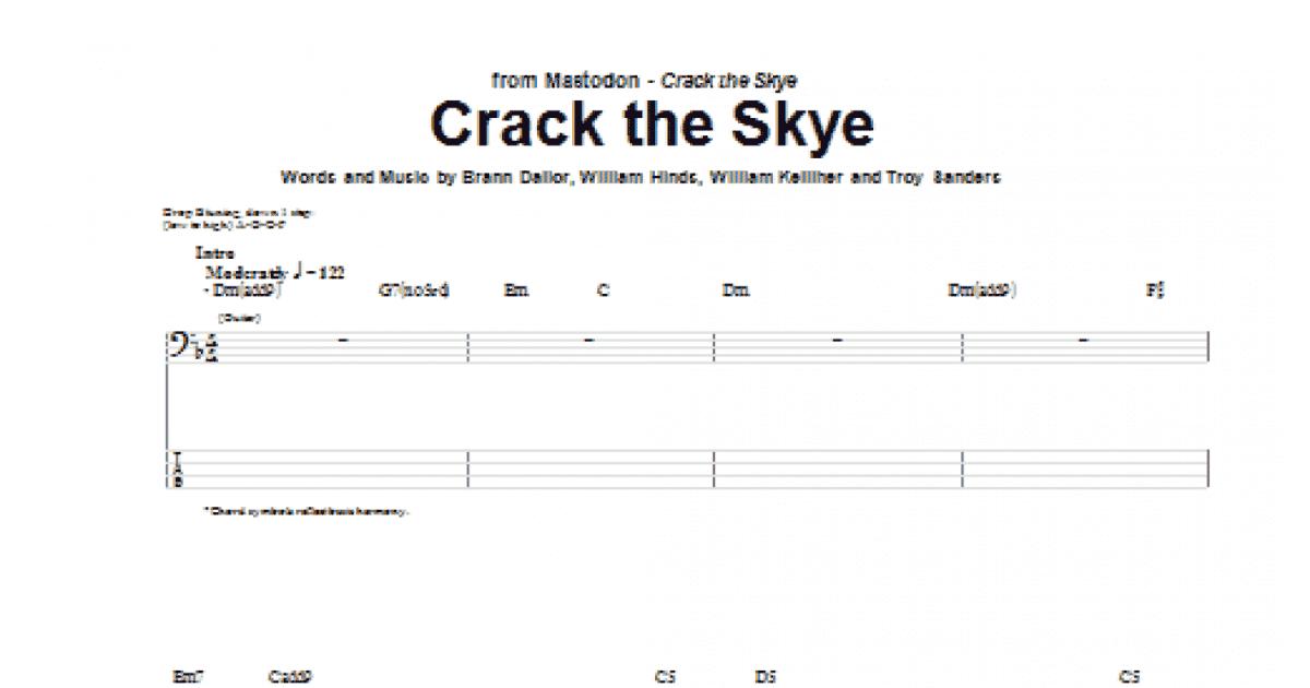 Mastodon - Crack the Skye Songbook 