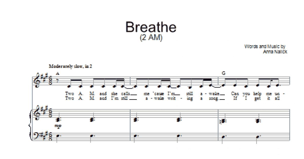 breathe anna nalick guitar chords