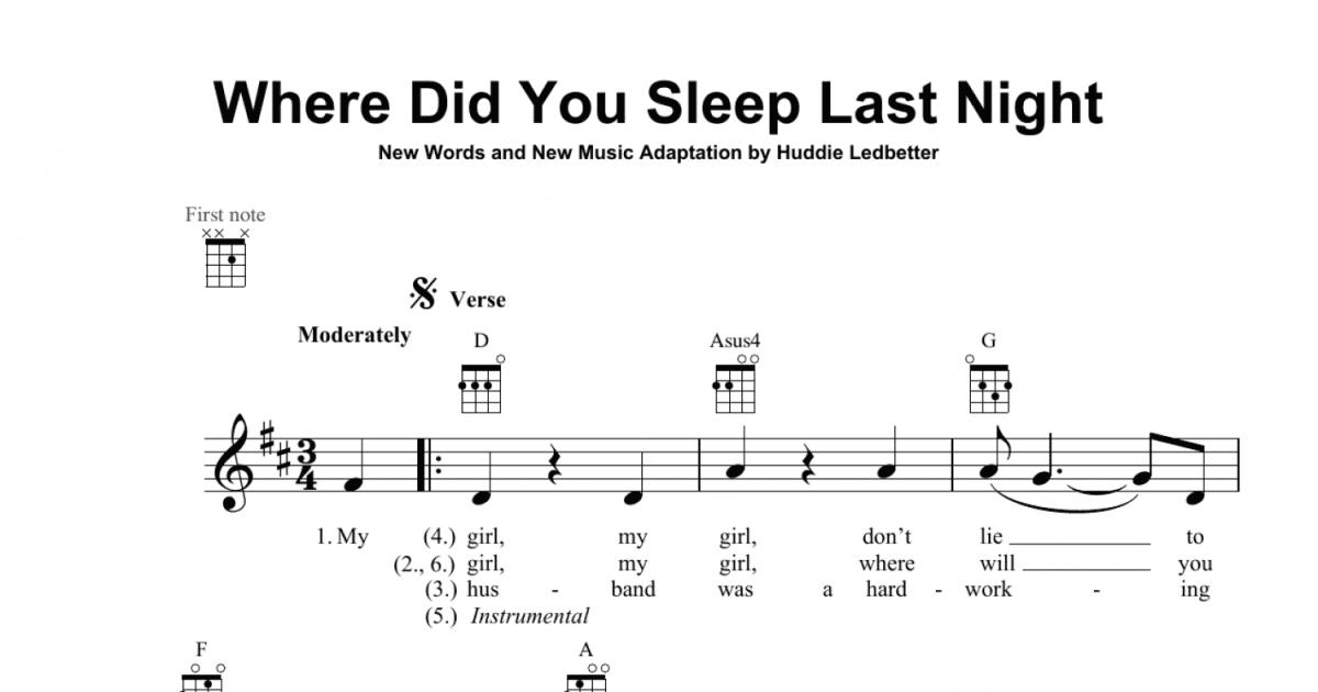 Night Shift" Sheet Music for Ukulele/Vocal - Sheet Music Now