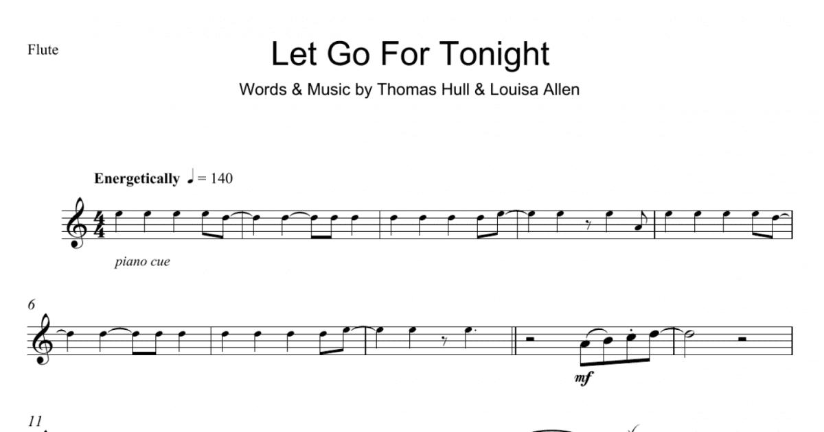 let it go sheet music flute easy