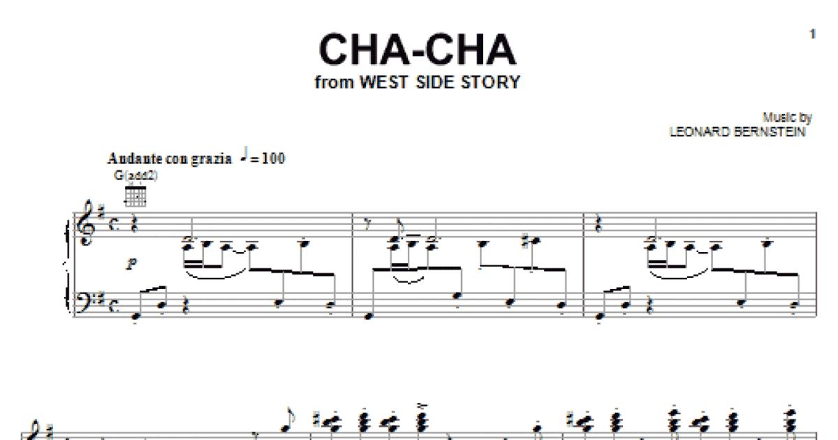 Cha Cha From The Dance At The Gym from West Side Story Piano Solo