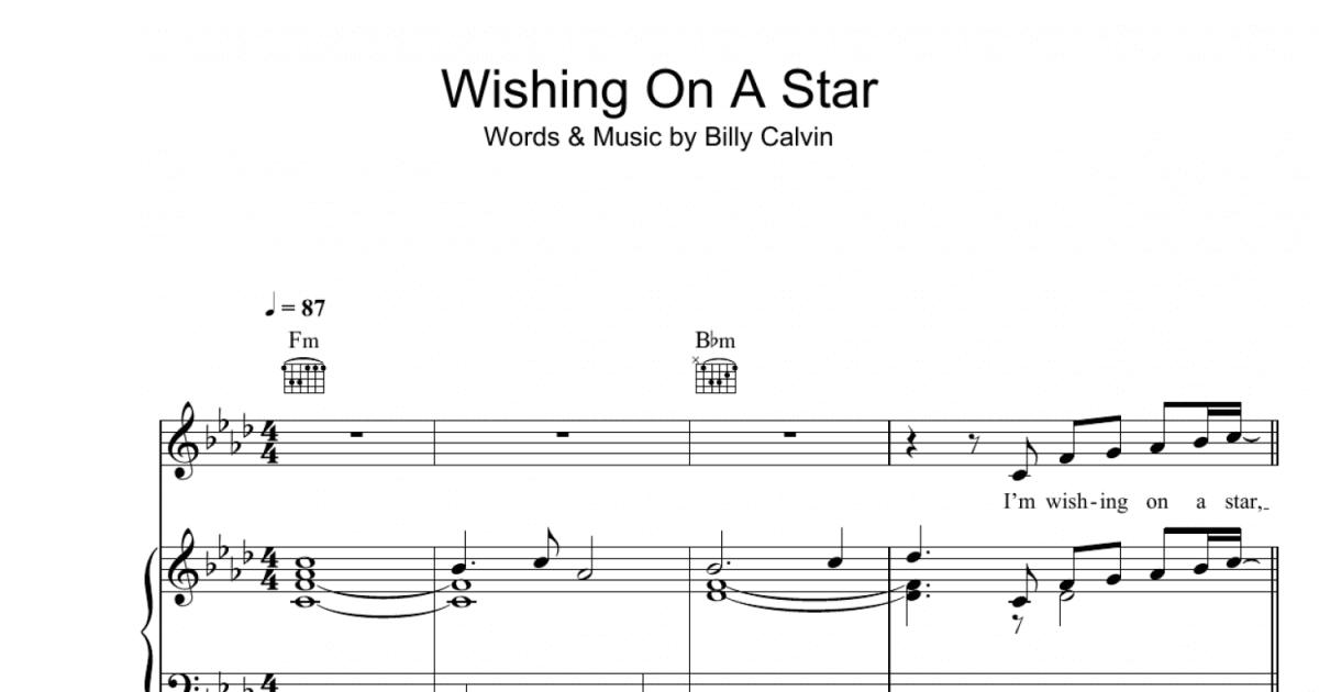 Wishing On A Star (Piano, Vocal & Guitar Chords) - Print Sheet Music