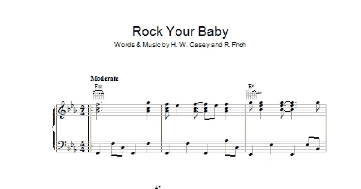 Rock Your Baby (Piano, Vocal & Guitar Chords) - Print Sheet Music Now