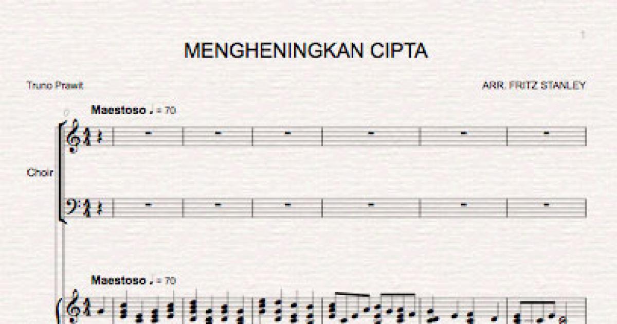 Chord Lagu Mengheningkan Cipta - INFO DAN TIPS