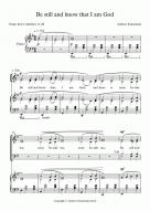 Be Still And Know That I Am God - Download Sheet Music Pdf File