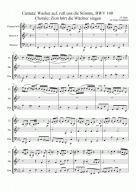 Bach- Cantata 140, Wachet auf... - Download Sheet Music PDF file