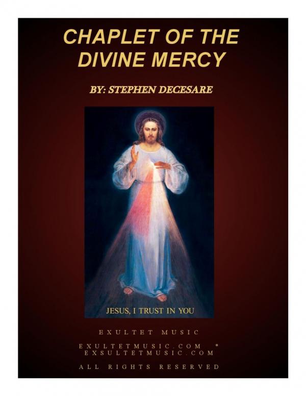 Chaplet of the Divine Mercy - Download Sheet Music PDF file