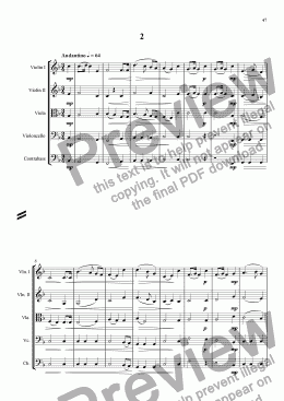 page one of An October Symphony - 2nd Movement