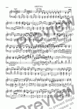 page one of Arjuna 01 Overture