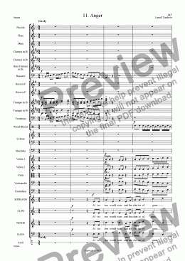 page one of Arjuna (Orchestrated) 11 Anger