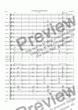 page one of Golekana (Orchestrated) 1 Prologue and Pawukon