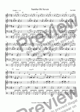 page one of Samba Oh Seven