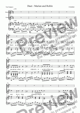 page one of Robin and Marian : Duet