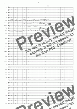 page one of Symphony No 55 2nd movement