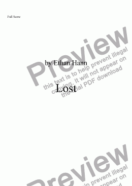 page one of Lost