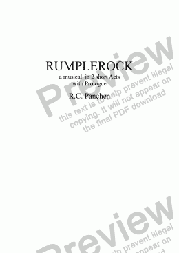 page one of RUMPLEROCK