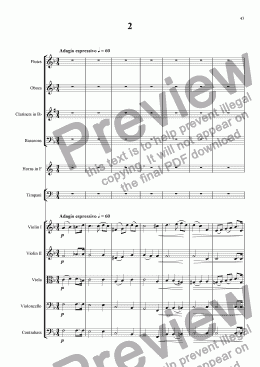 page one of A Summer Symphony - Movt 2