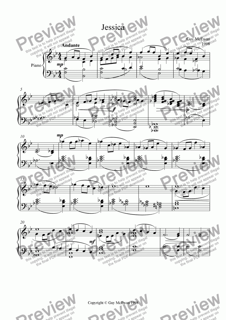 jessica drum sheet music manuscript