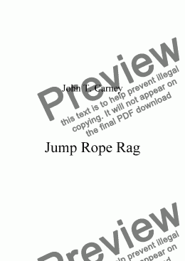 page one of Jump Rope Rag