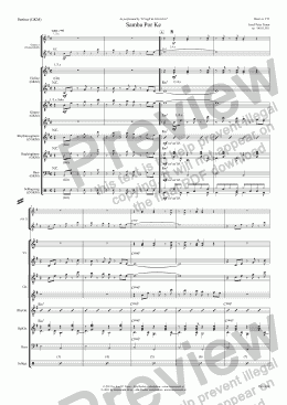 page one of Samba Por Ke (GKM/Score & Parts)