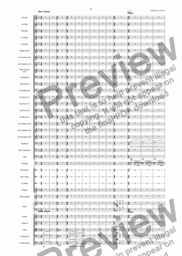 page one of Suite for Orchestra