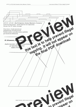 page one of "Kinderszenen Op.15 n.4 di R. Schumann" - Trascrizione-elaborazione di  Andrea Verrengia (Quartetto d’Archi)