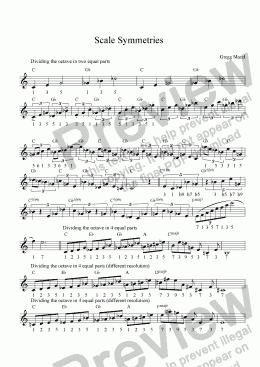 page one of Scale Symmetries