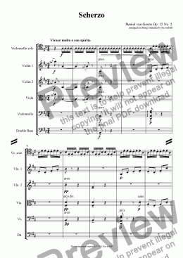 page one of Scherzo Op. 12 No. 2