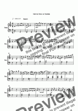 page one of Schumann Variation Improvised