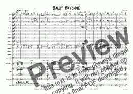 page one of Salut Bayonne - Samba - Big Band