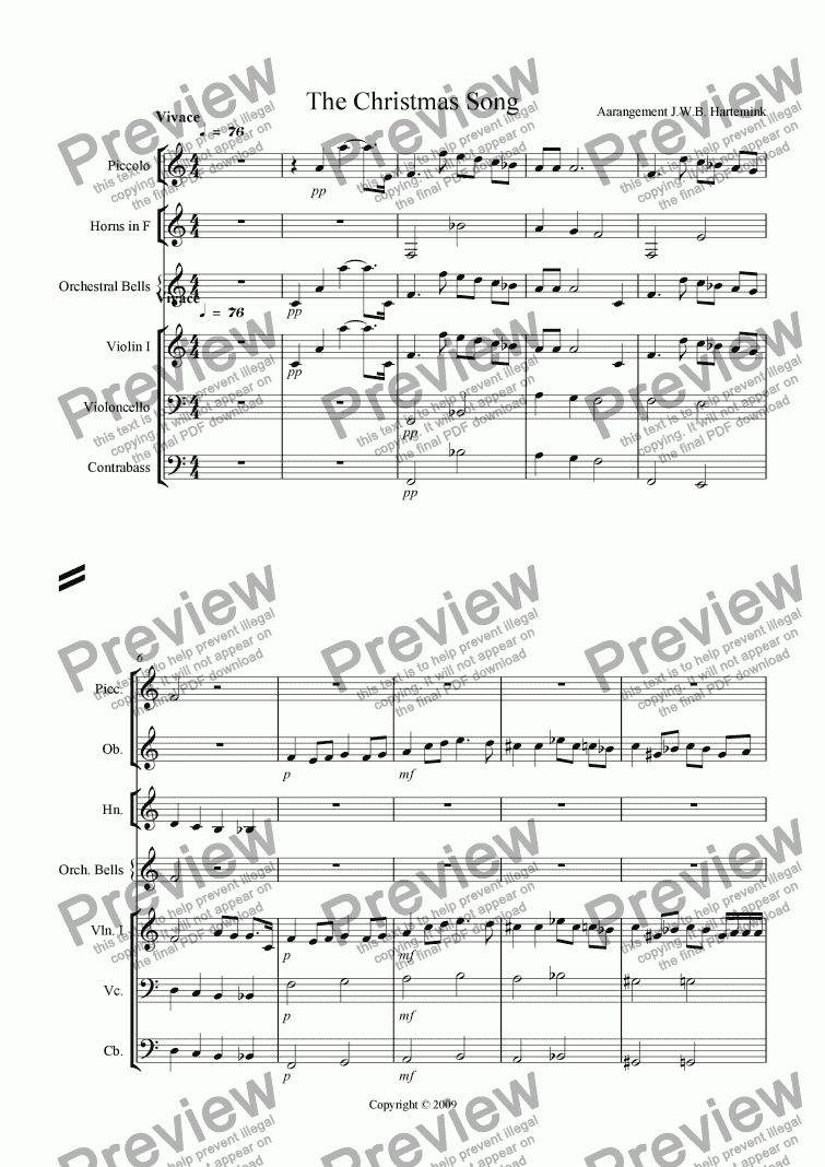 The Christmas Song - Download Sheet Music PDF file