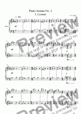 page one of Piano Sonata No. 2