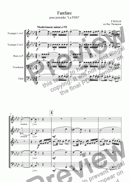 page one of Fanfare