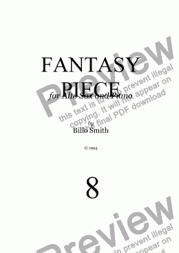 page one of Fantasy Piece