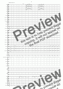 page one of Symphony No 67 3rd movement